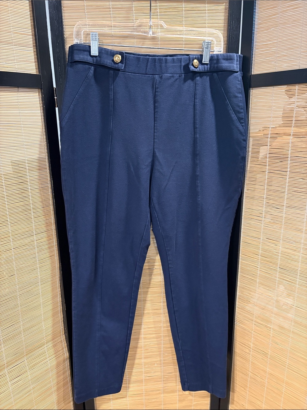 MK Navy Dress Pants - Classic Tapered Trouser